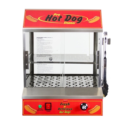 Image de 77300 BullsEye Hot Dog Steamer "Professional"