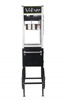 16oz black popcorn machine front view