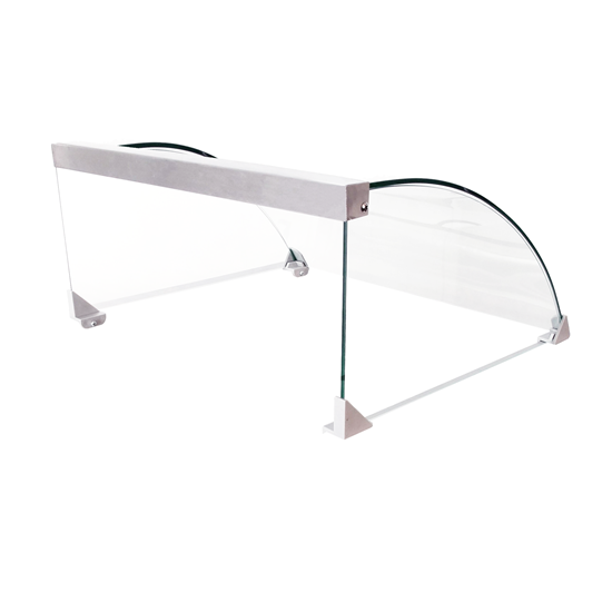 Image sur 77255- Glass cover for hotdog roller 5 rolls