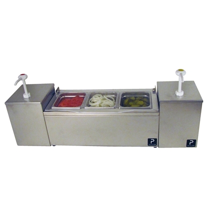 Image de 5036200S-Paragon Pro-Series Condiment Server with Twin Pumps Combo Unit