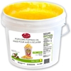Open tub of yellow coconut oil 3.785L