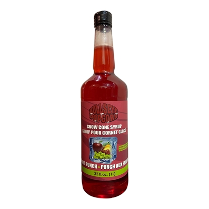Image de Bullseye popcorn - Sirop à cônes glacés saveur Punch aux Fruits  1L