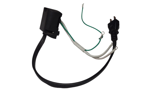 Power supply cables with connectors for cauldron