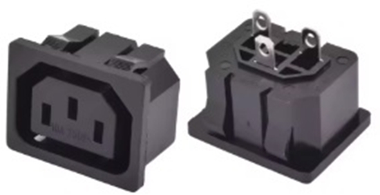 Female connector for popcorn machine type O
