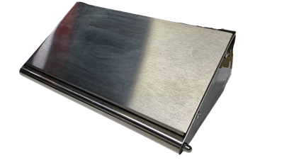 Silver tray for 4oz and 8oz Snack Station cart
