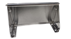 Silver shelf for 8oz and 16oz cart - side view