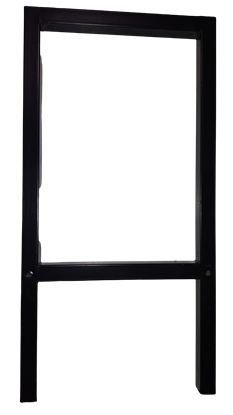 Black long support for legs part F